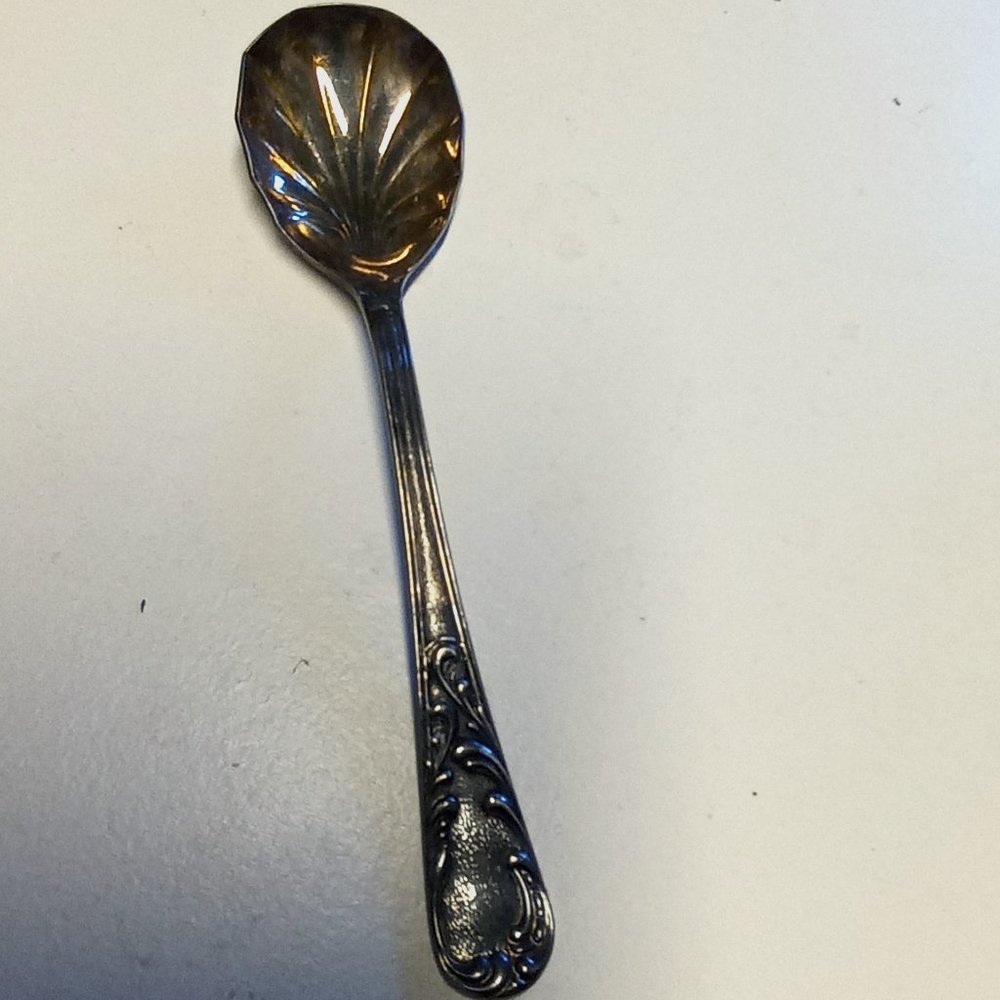 Vintage Sterling Ornate Sugar Spoon
